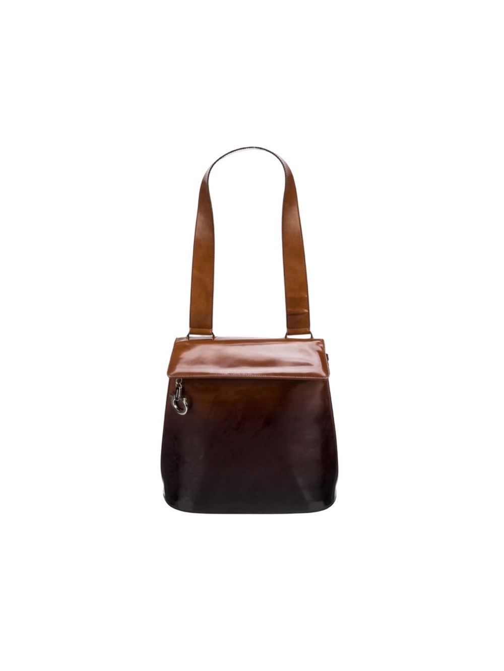 Salvatore Ferragamo Brown Ombré Leather Shoulder Bag AQ- 217148